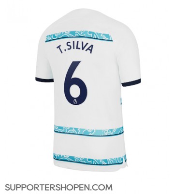 Chelsea Thiago Silva #6 Borta Matchtröja 2022-23 Kortärmad